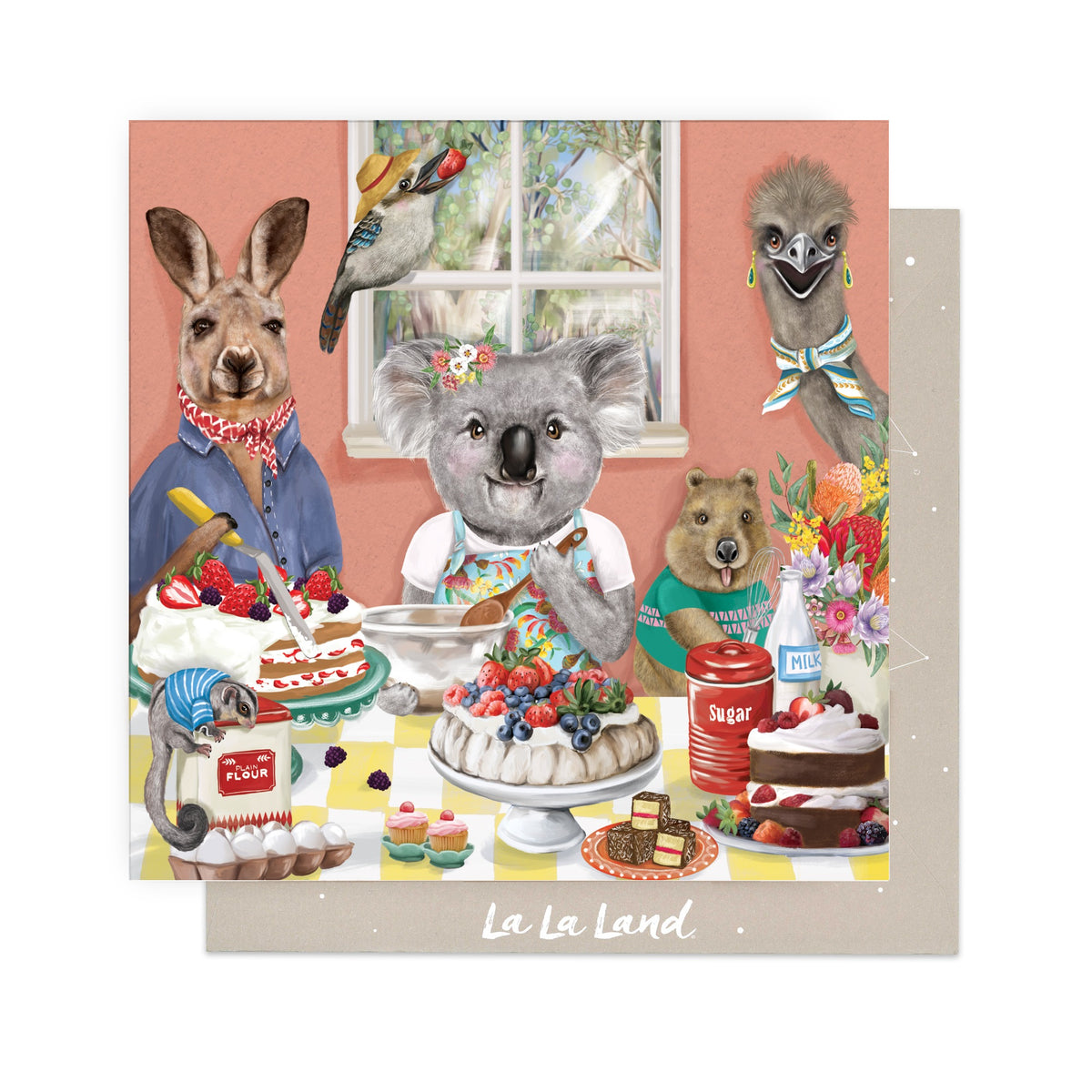 Greeting Card Happy Days Baking