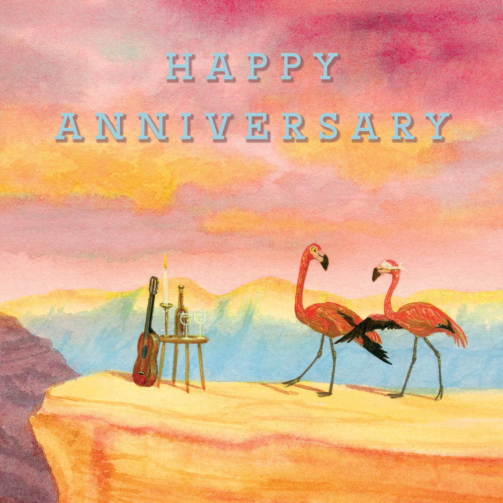 
                      
                        Greeting Card Flamingo Anniversary
                      
                    