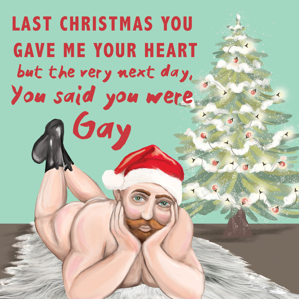 Greeting Card Gay Christmas