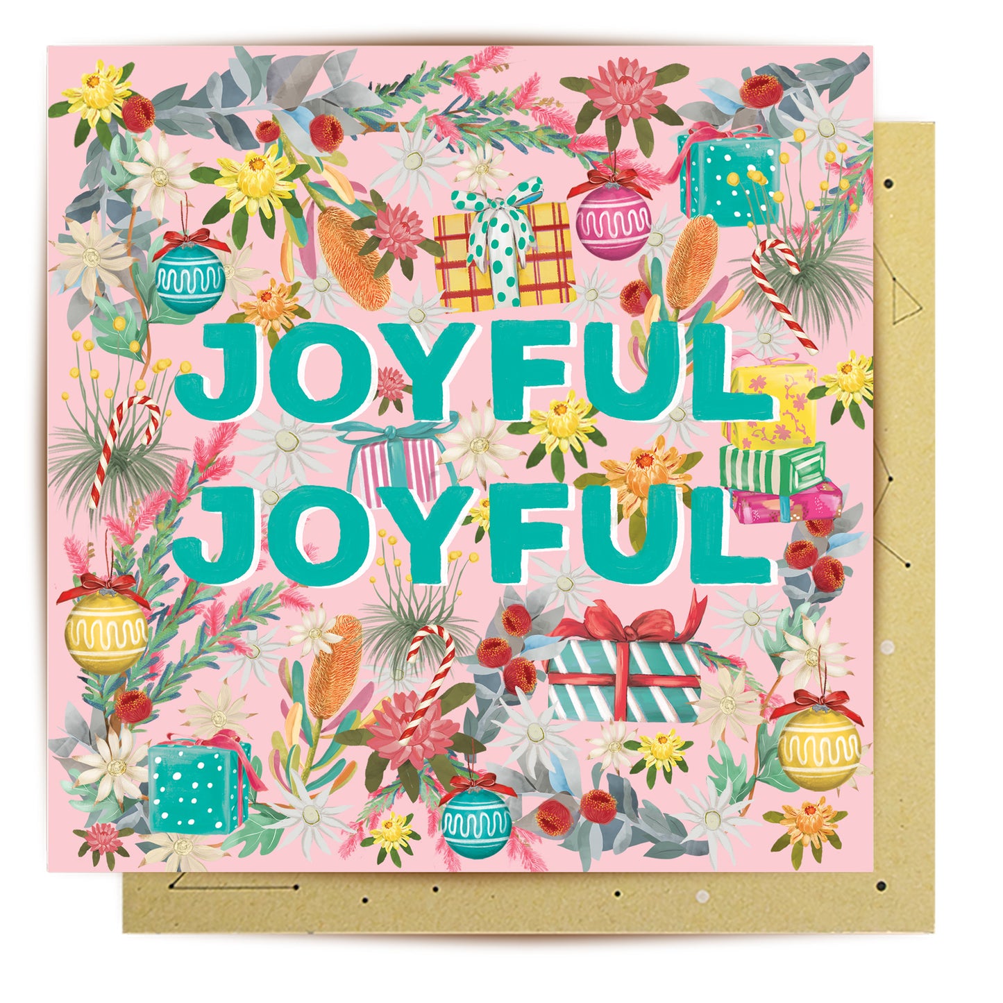 Greeting Card Joyful Joyful