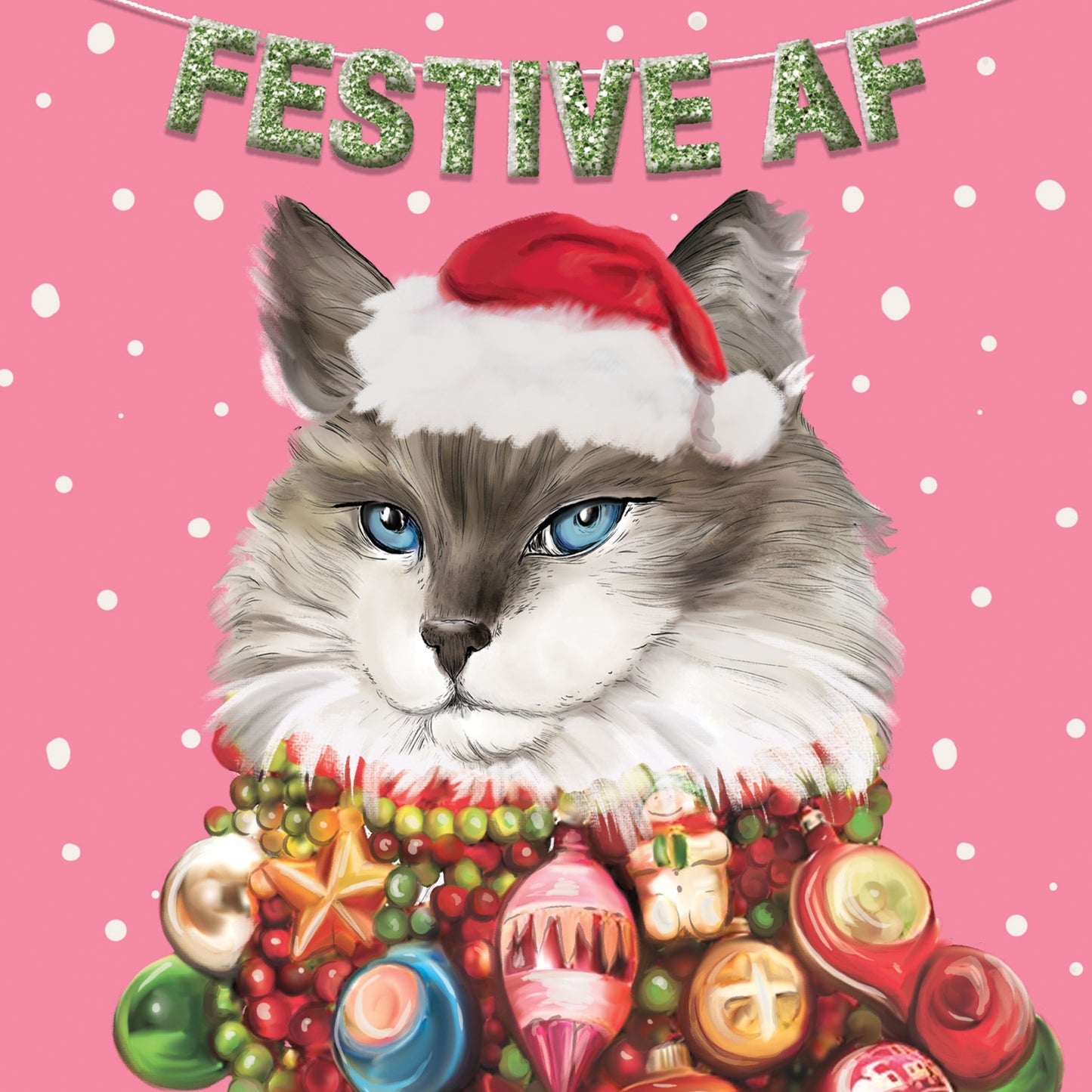 Greeting Card Festive As Fuck