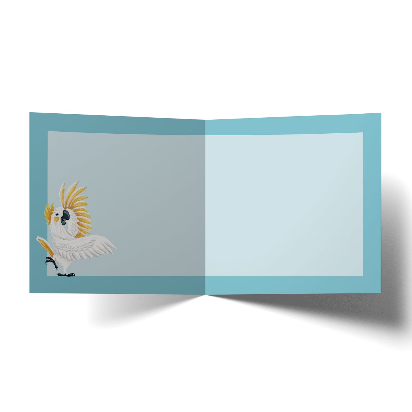 Greeting Card Cockatoo Dance