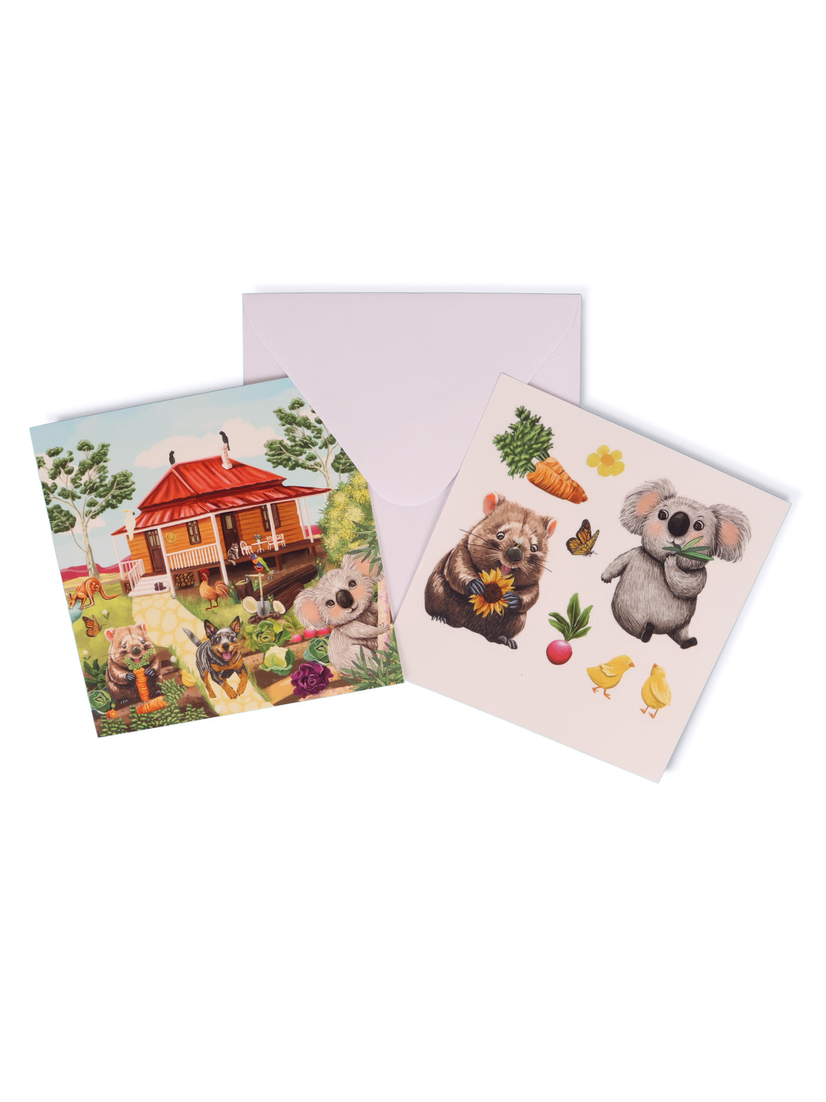 Sticker Card Garden Giggles