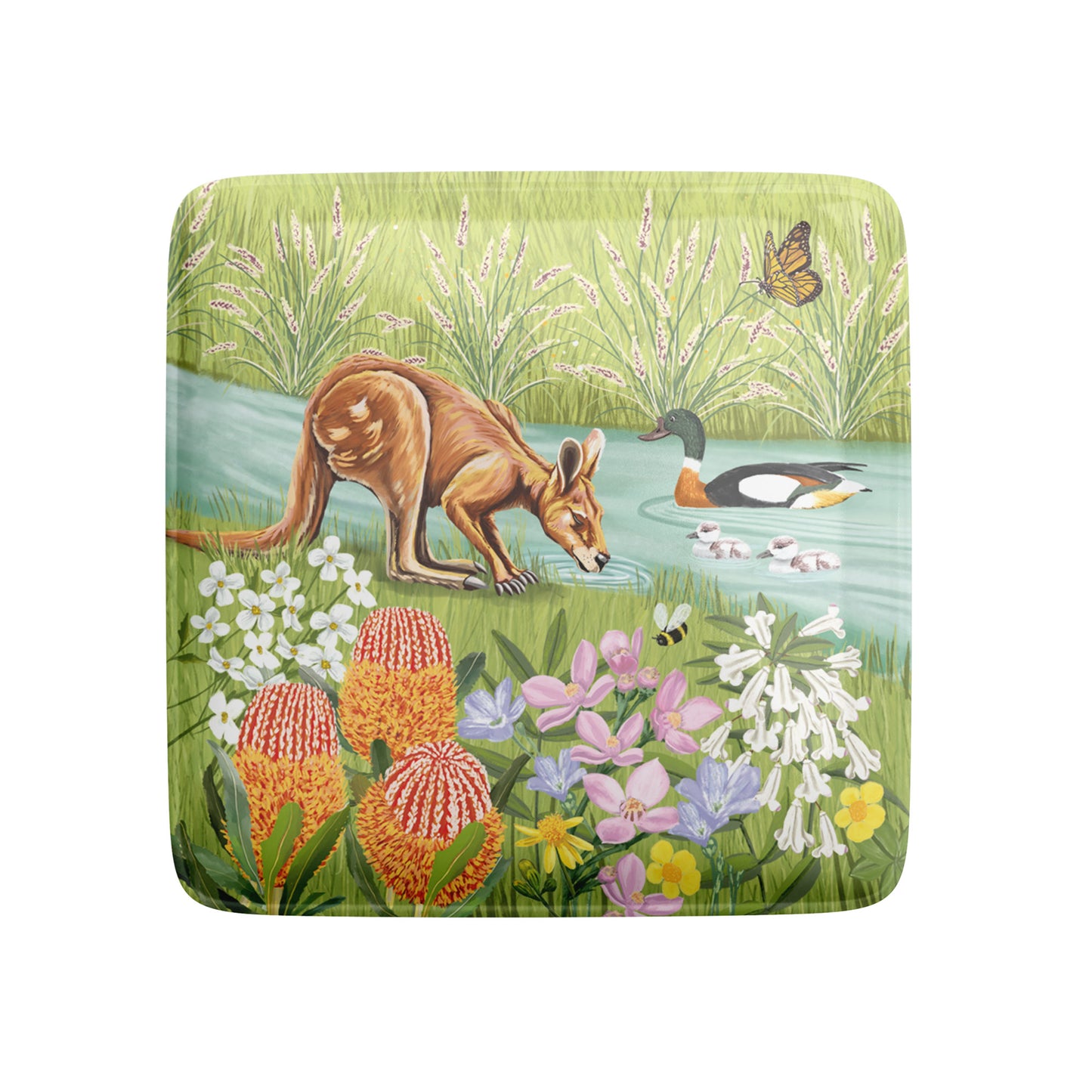 Fridge Magnet Garden Giggles River