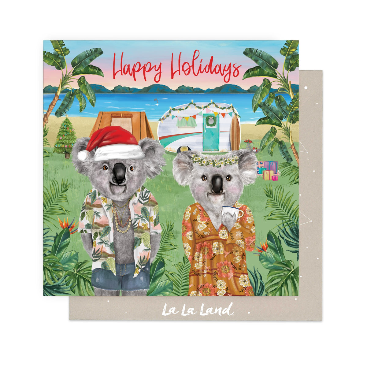 Greeting Card Bob & Barb Camping
