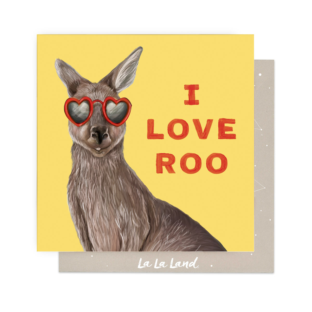 Greeting Card I love roo