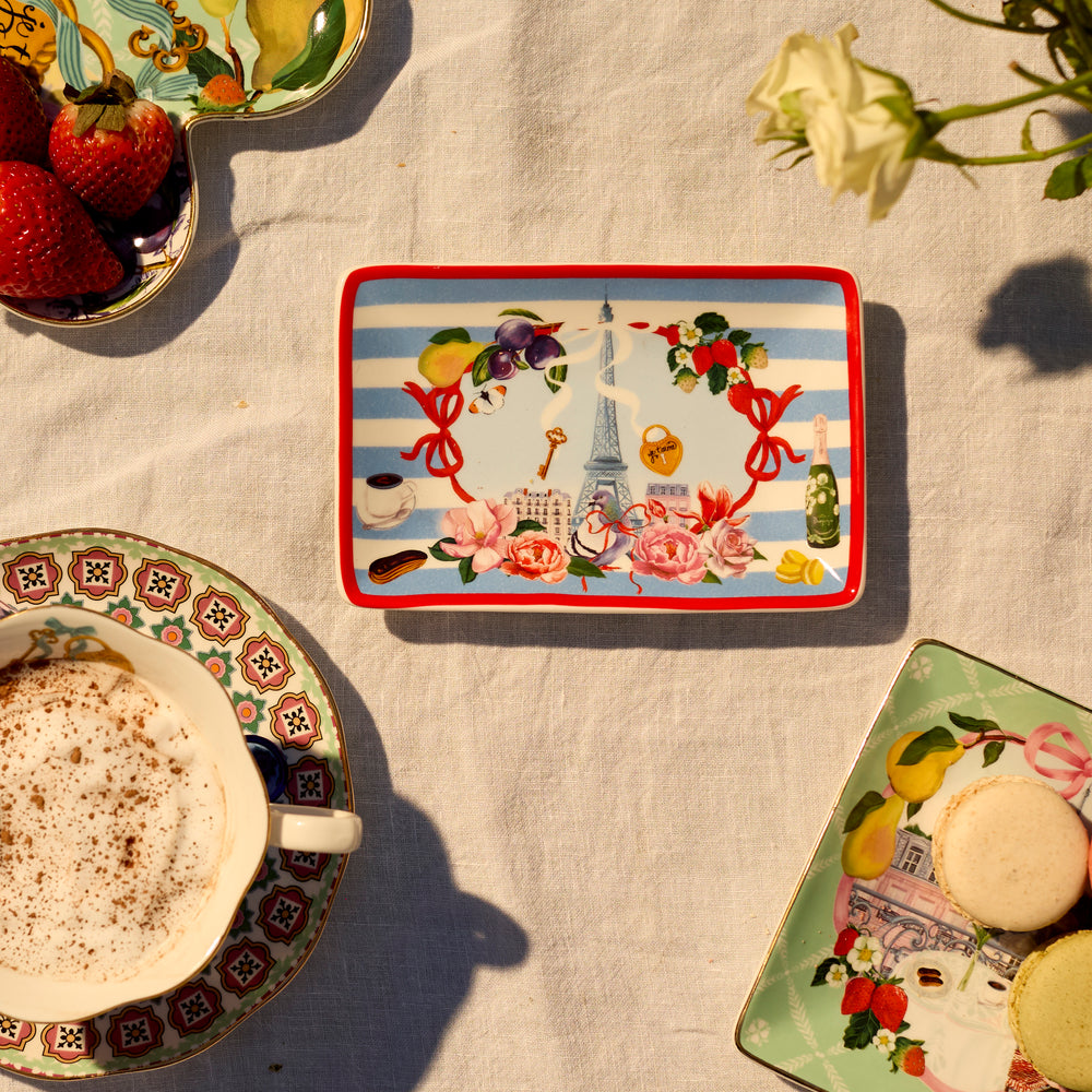 Rectangle Trinket Tray Je t'aime Paris