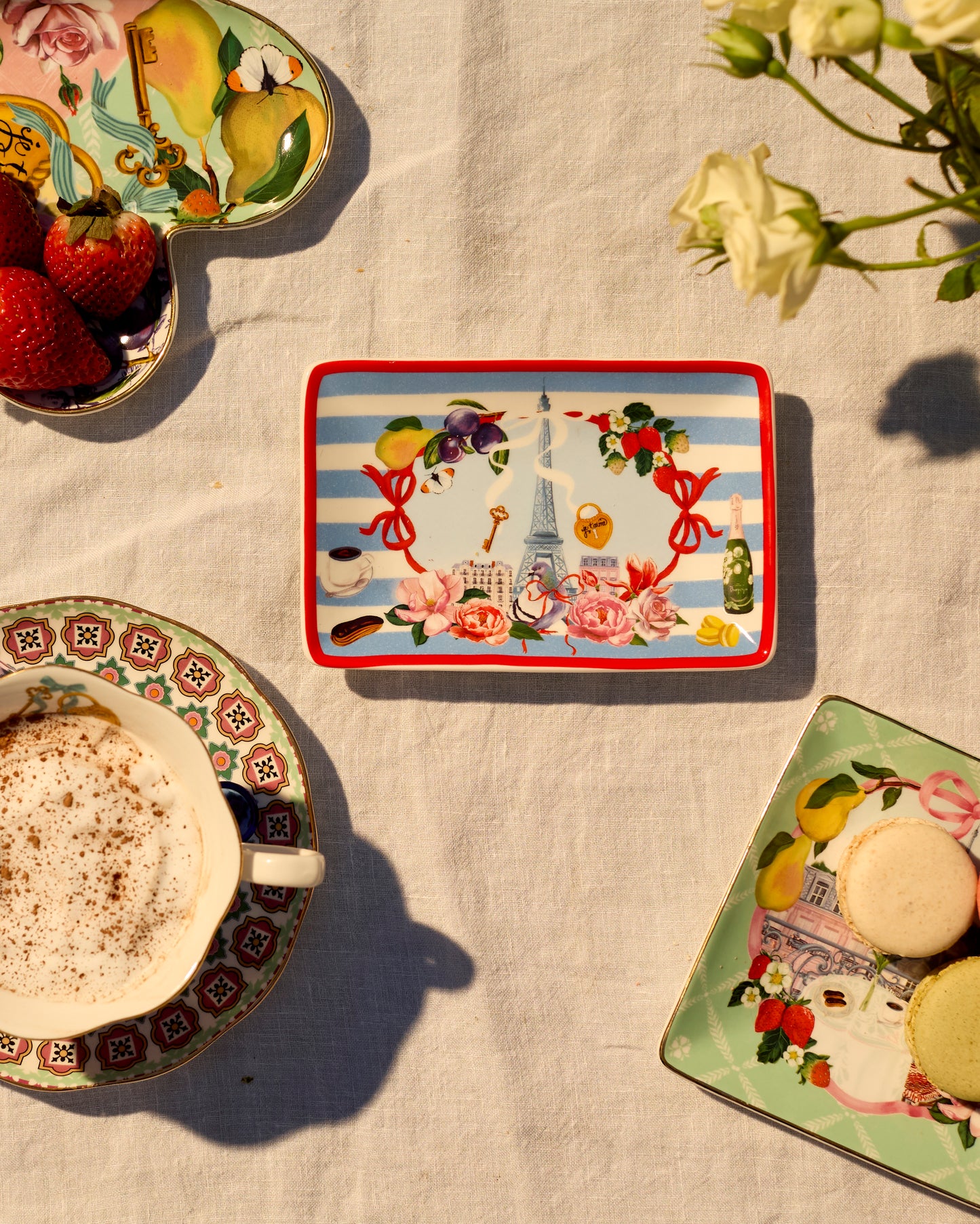 Rectangle Trinket Tray Je t'aime Paris