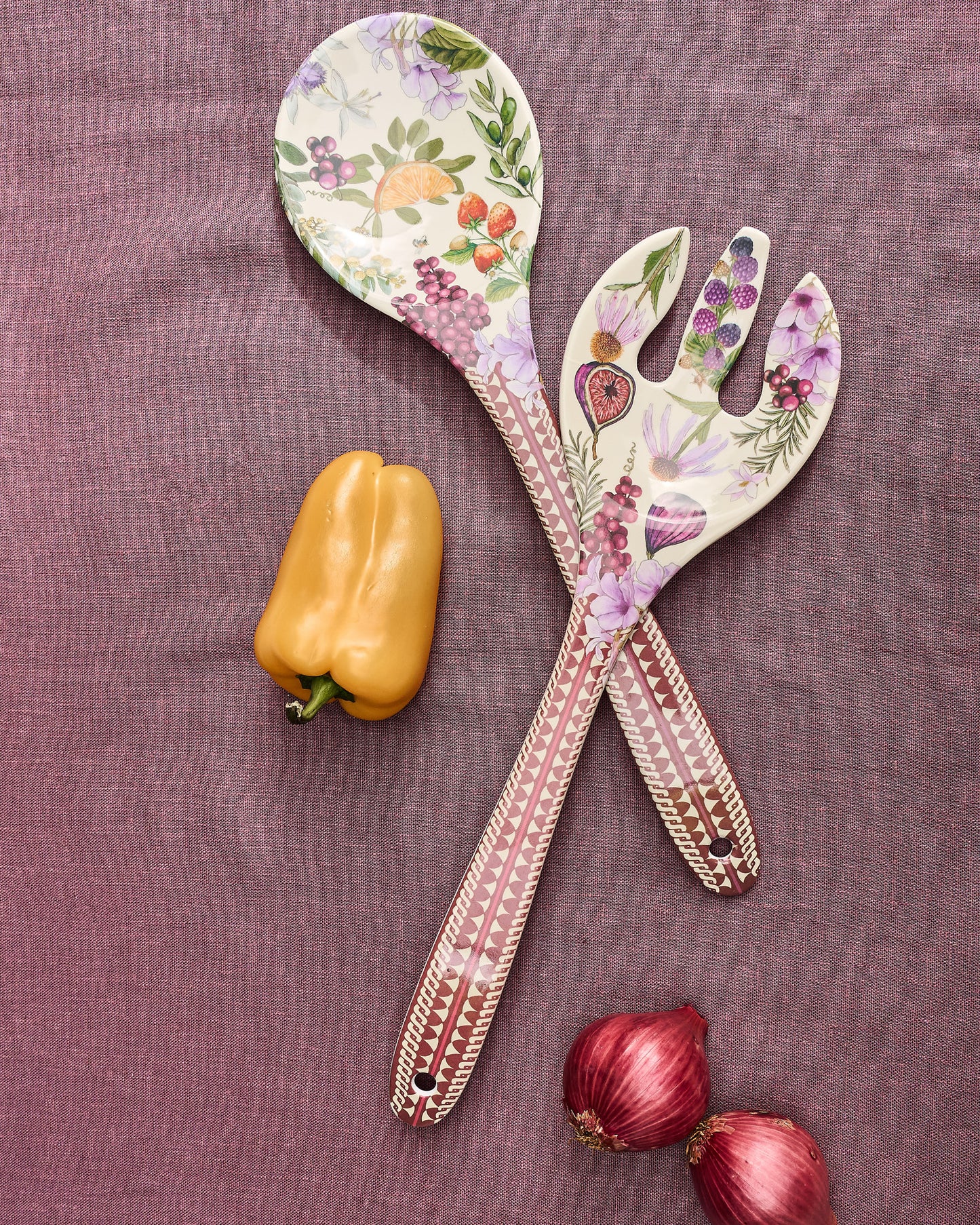 Salad Servers Vineyard Visions