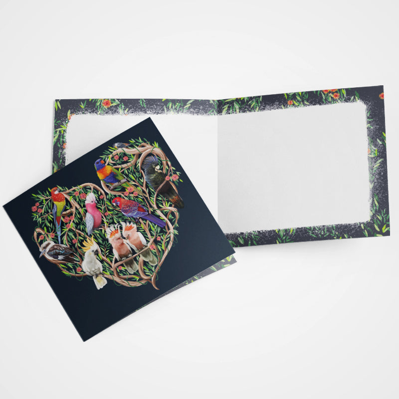 Greeting Card Australiana Love