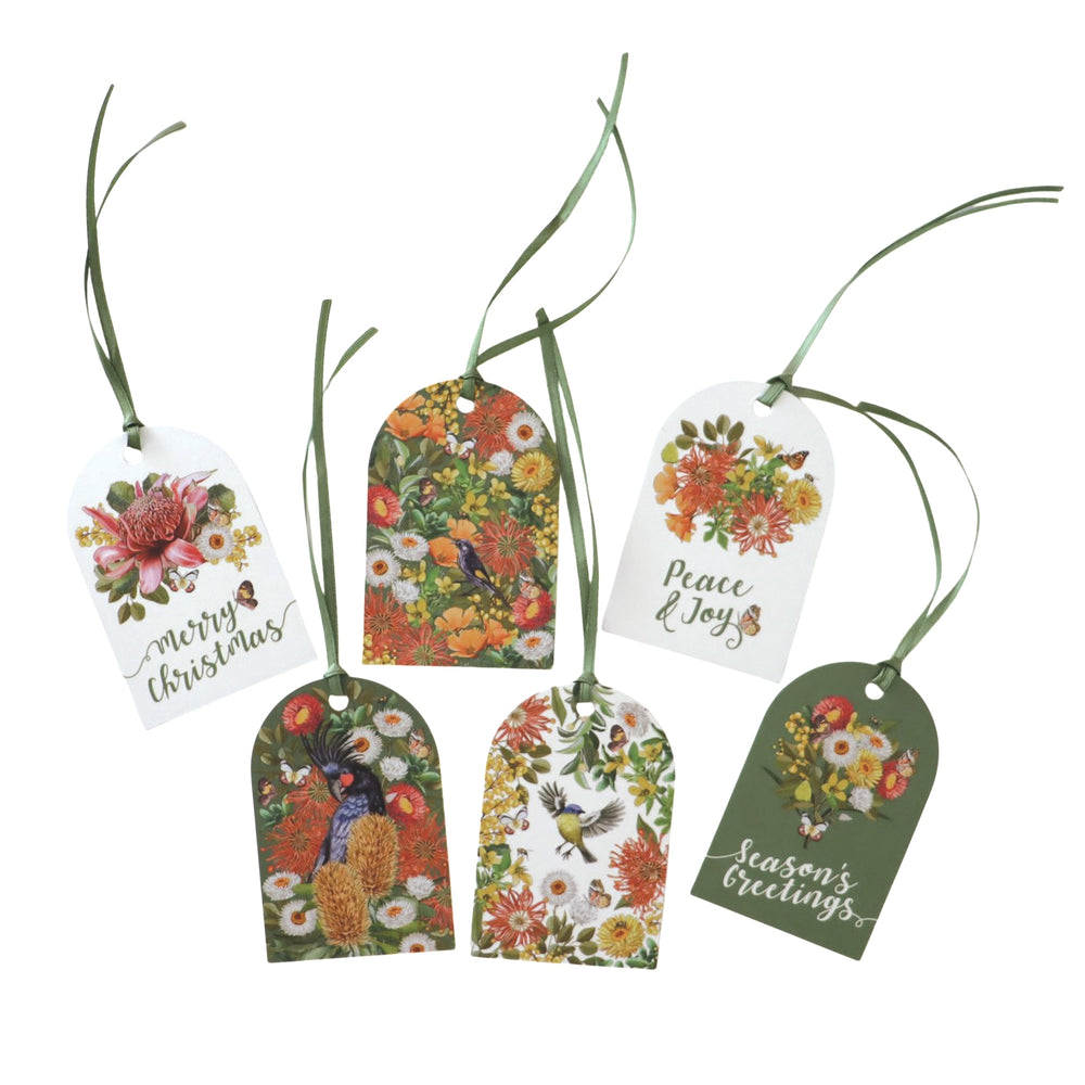 Gift Tag Set Botanical Blooms