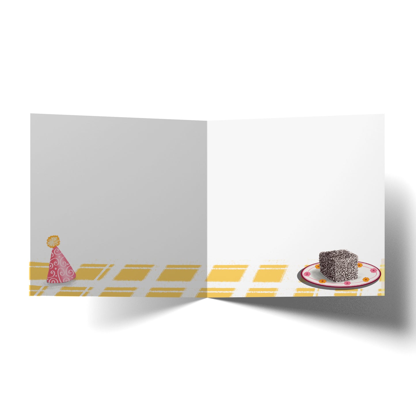 Greeting Card Happy Day Lamington