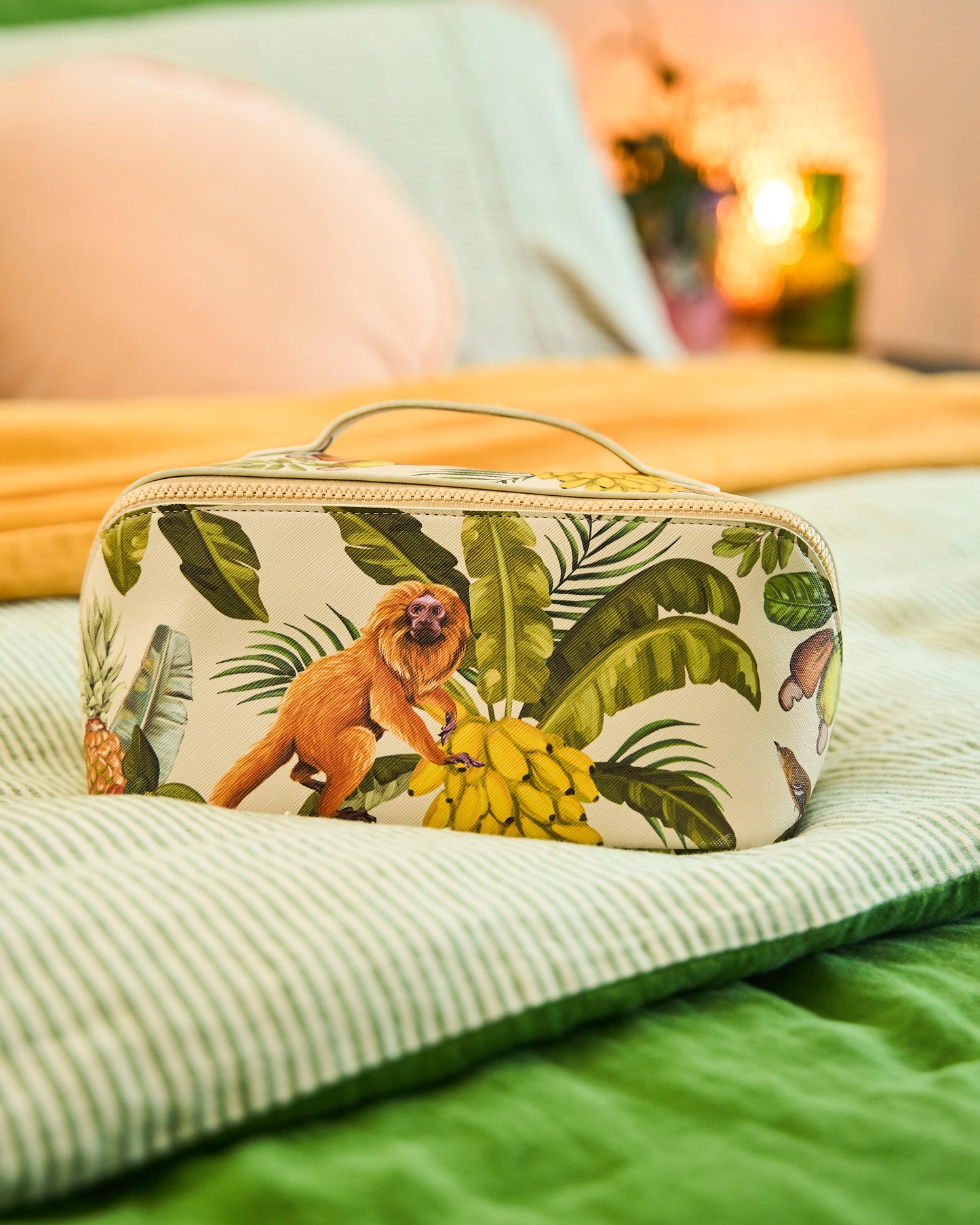 Cosmetic Bag Brazilian Summer Pattern