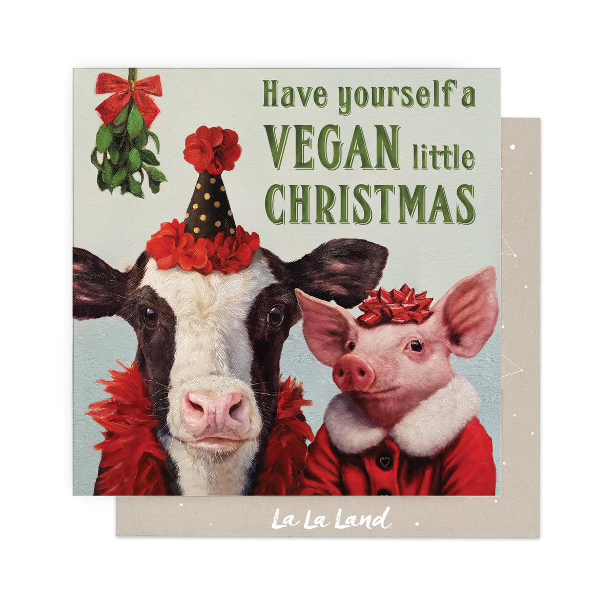Greeting Card Vegan Little Christmas