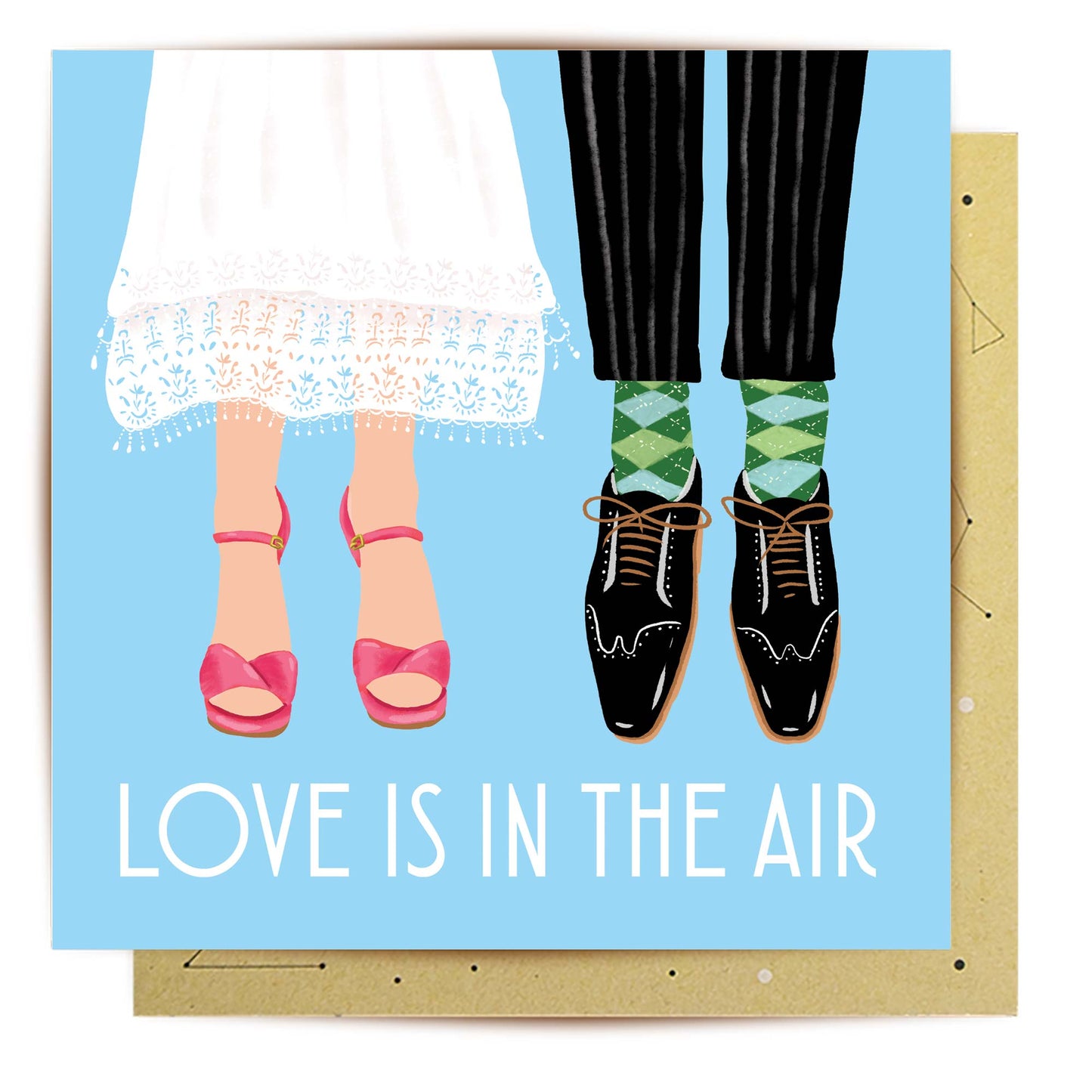Greeting Card Love Is In The Air Wedding