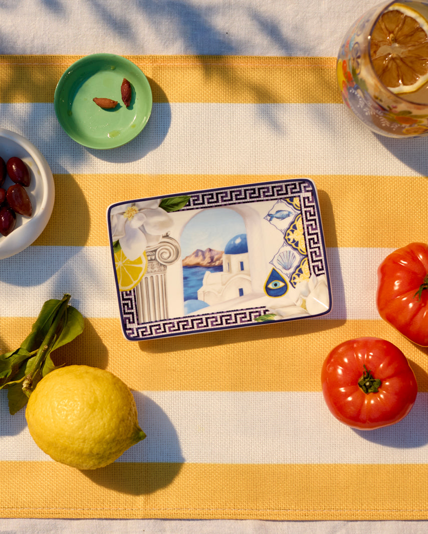 Rectangle Trinket Tray Mediterranean Summer