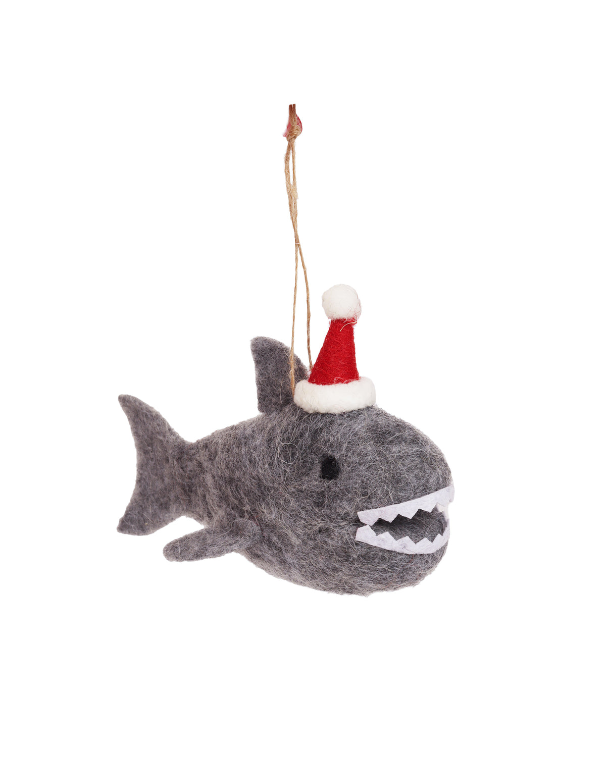 Felt Ornament Santa Shark