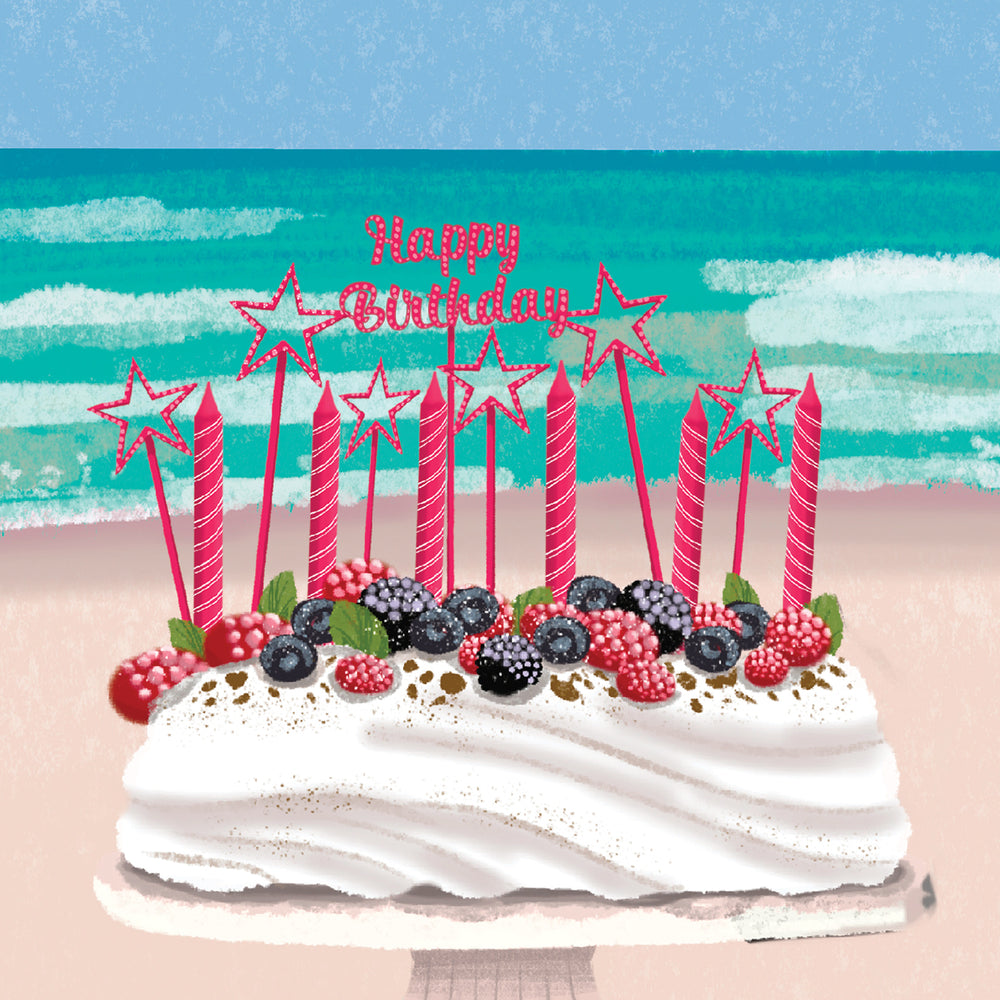 
                      
                        Greeting Card Pavlova Candle Beach
                      
                    