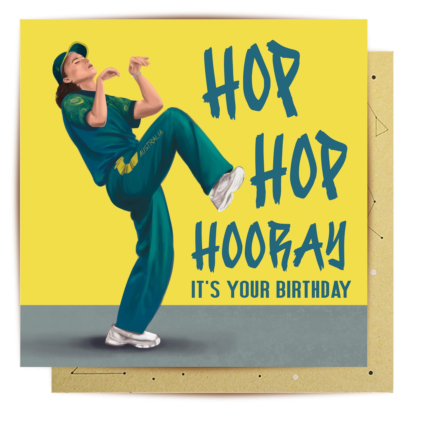 Greeting Card Hop Hop Hooray