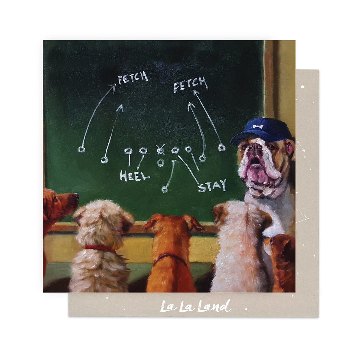 Greeting Card Coach Bulldog