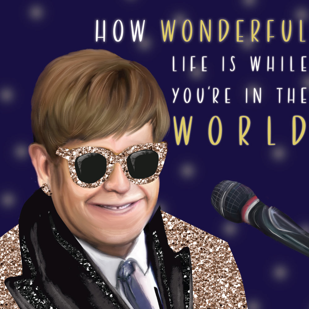 
                      
                        Greeting Card Wonderful Elton
                      
                    