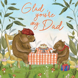 Greeting Card Glad You Are My Dad