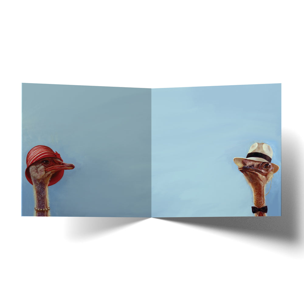 
                      
                        Greeting Card Ostrich Couple
                      
                    