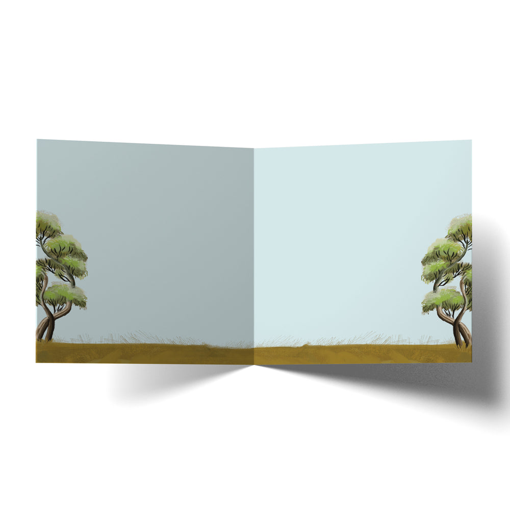 Greeting Card Muscle Roo