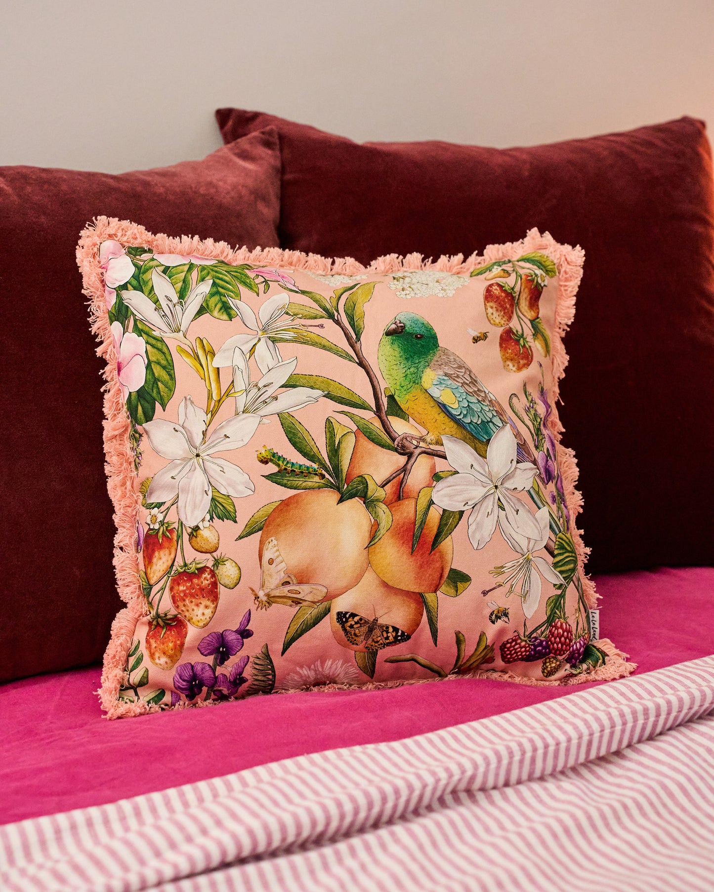 Square Cushion Bountiful Harvest