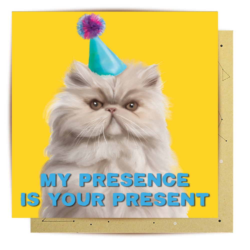 
                      
                        Greeting Card My Presence Is Your Present
                      
                    