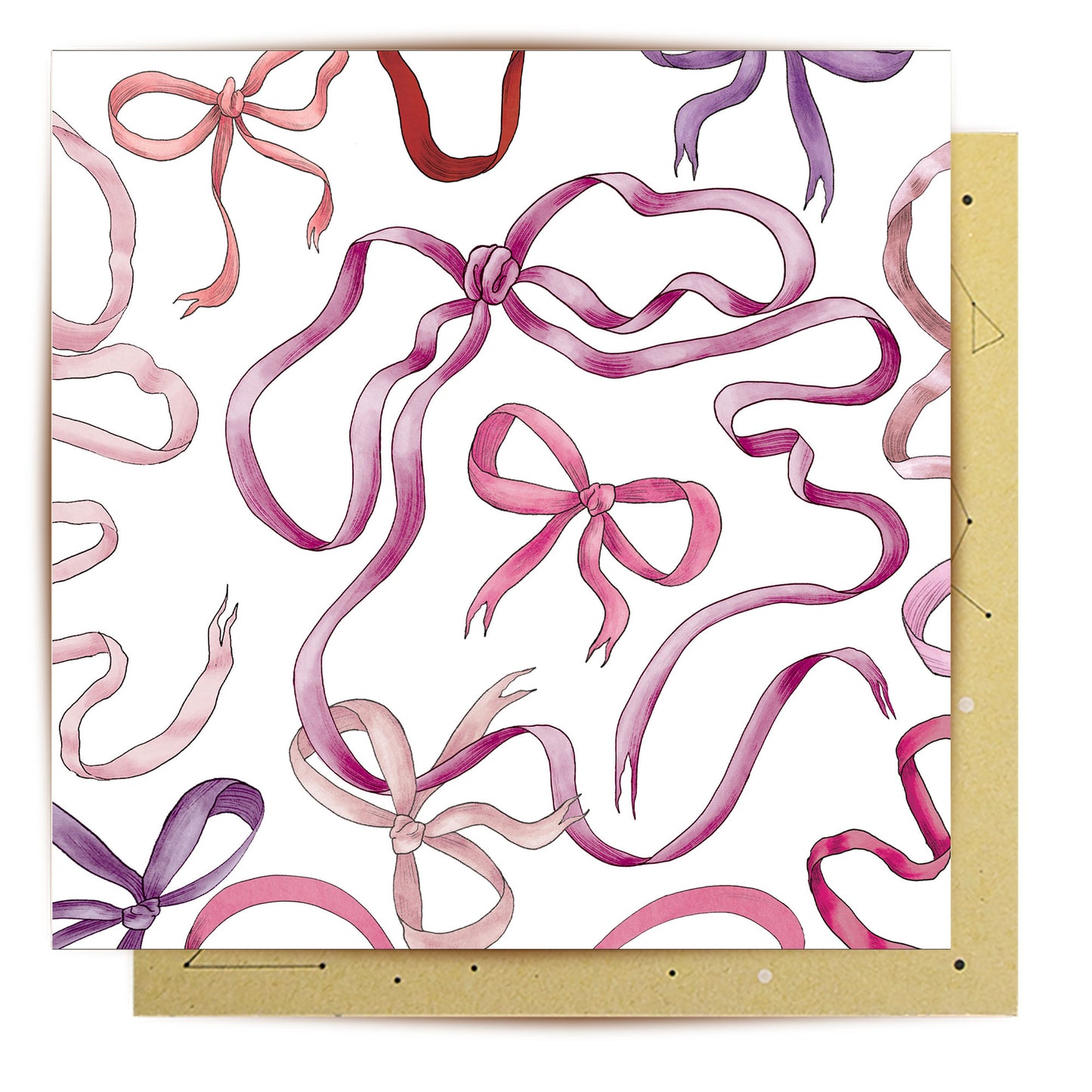 Greeting Card Ribbons Everywhere