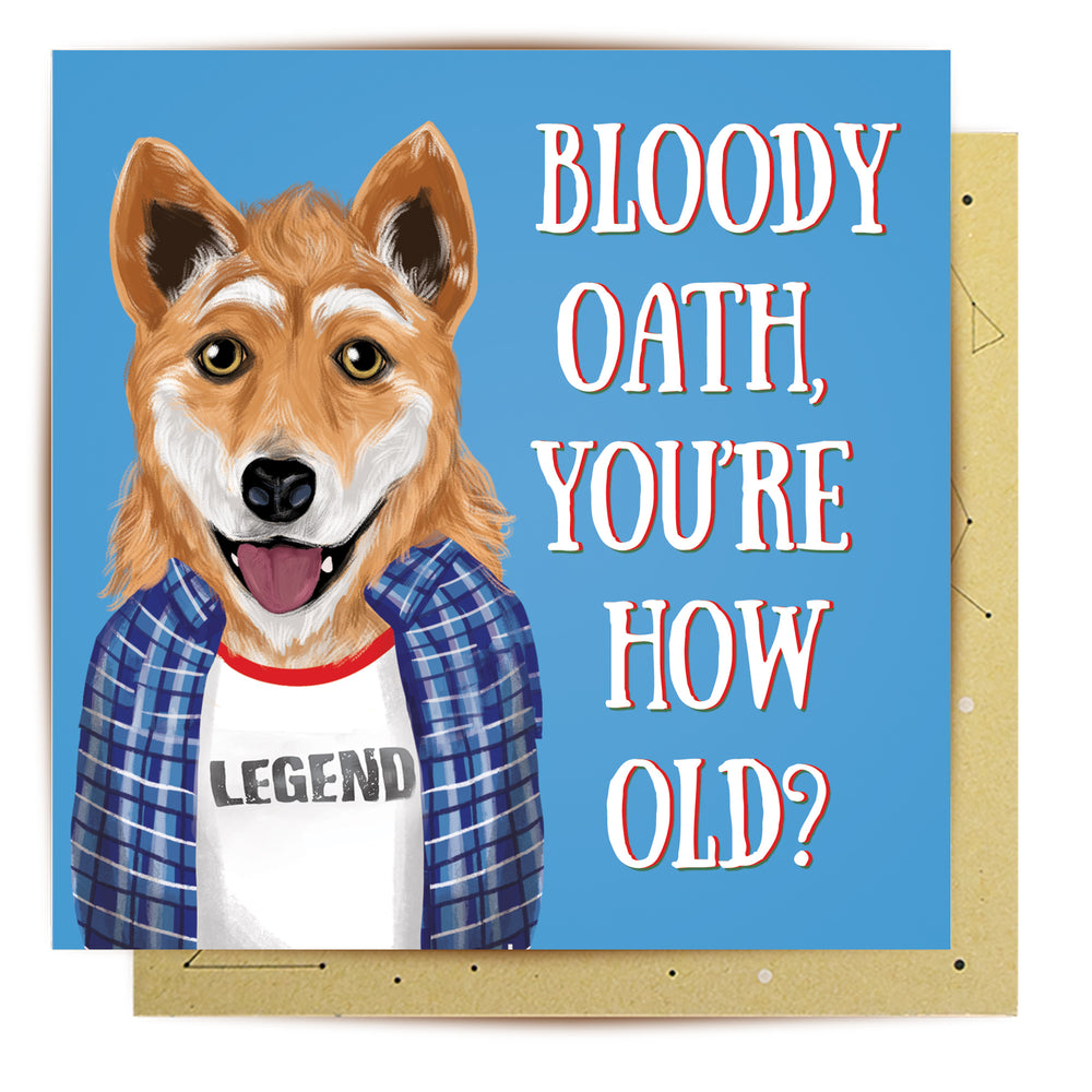 
                      
                        Greeting Card Bloody Oath
                      
                    