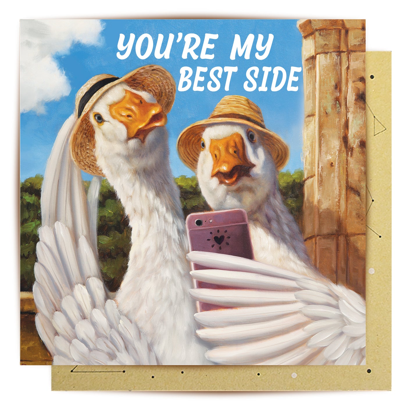 Greeting Card Duck Face