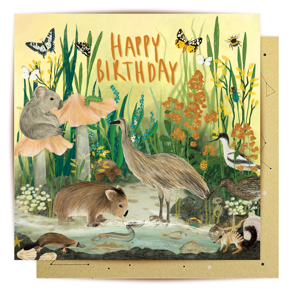 Greeting Card Denizens of the Meadow