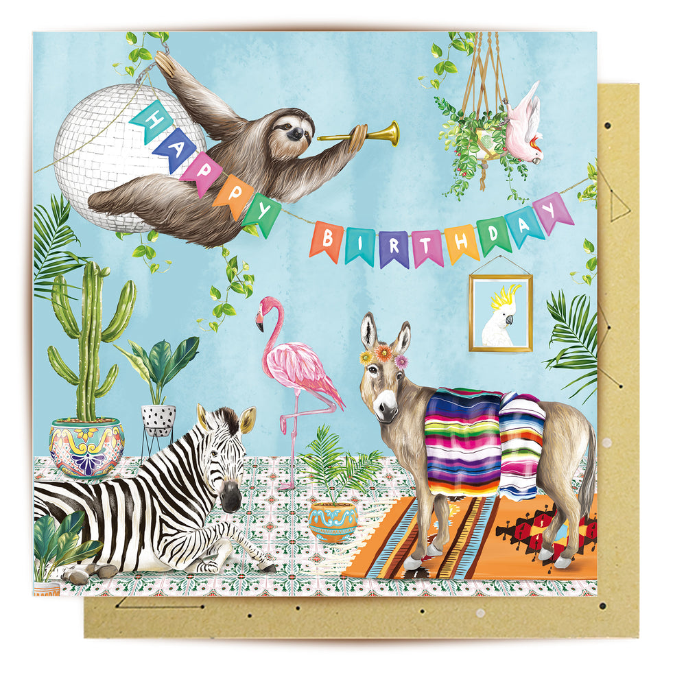 Greeting Card Happy Birthday Abode