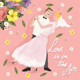 Greeting Card Wedding Love In The Air