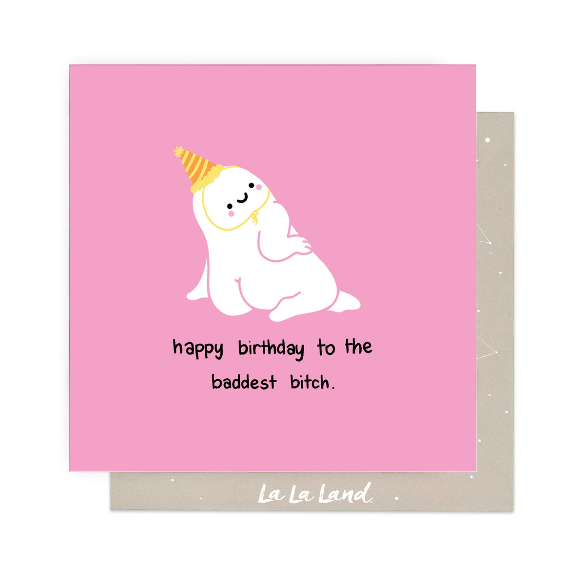 Greeting Card Baddest Bitch
