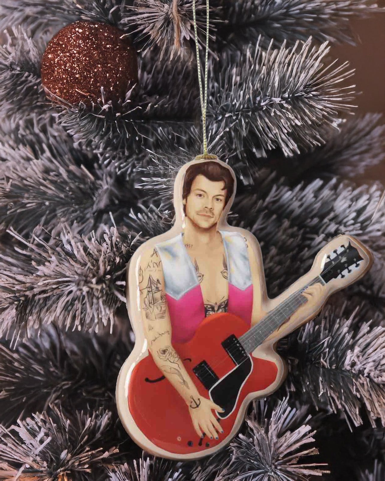 3D Bauble Prince Of Pop Guitar