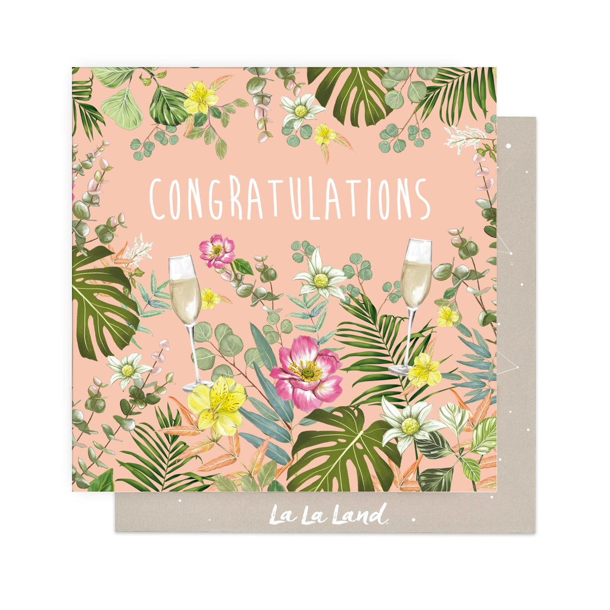 Greeting Card Floral Congratulations