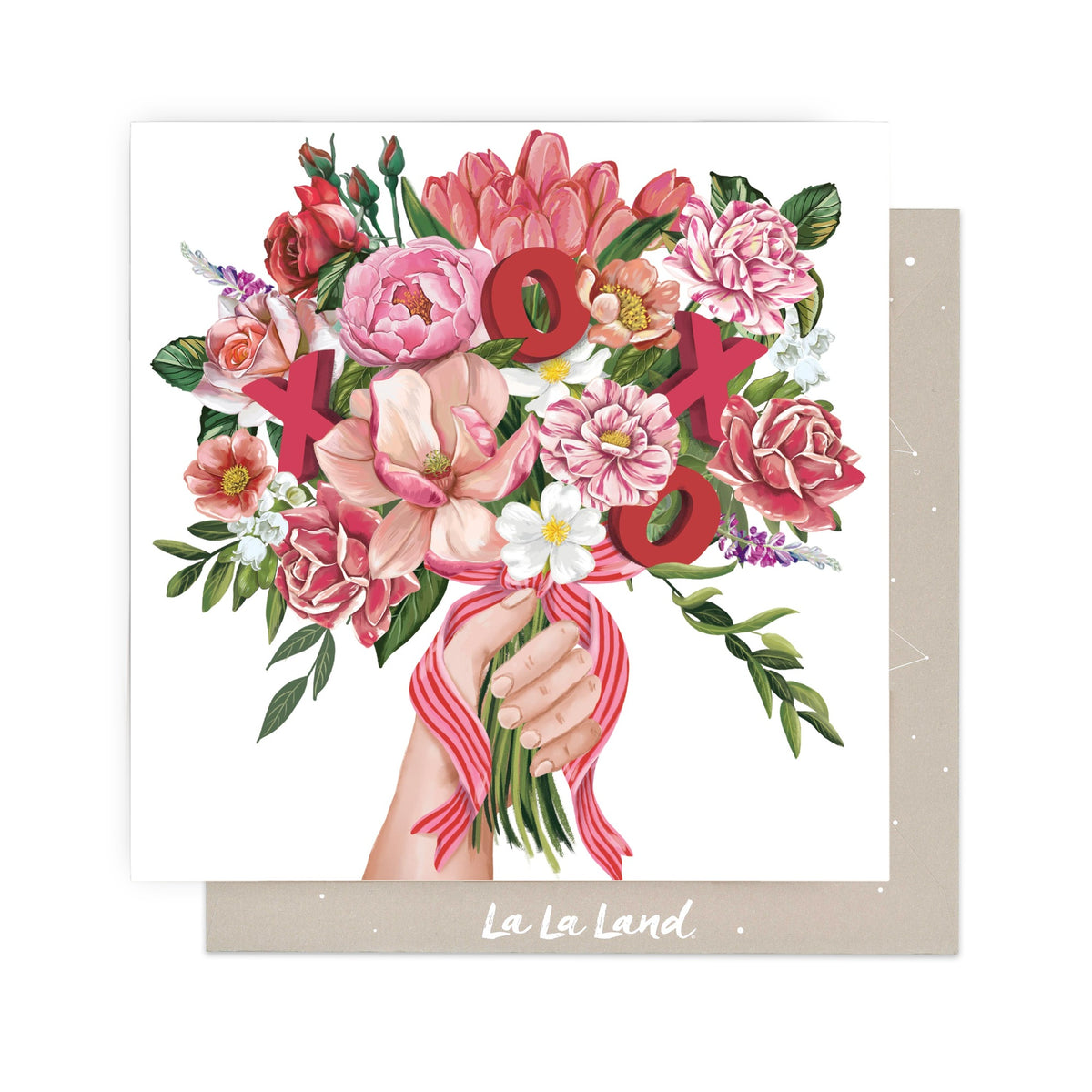 Greeting Card Bouquet XOXO