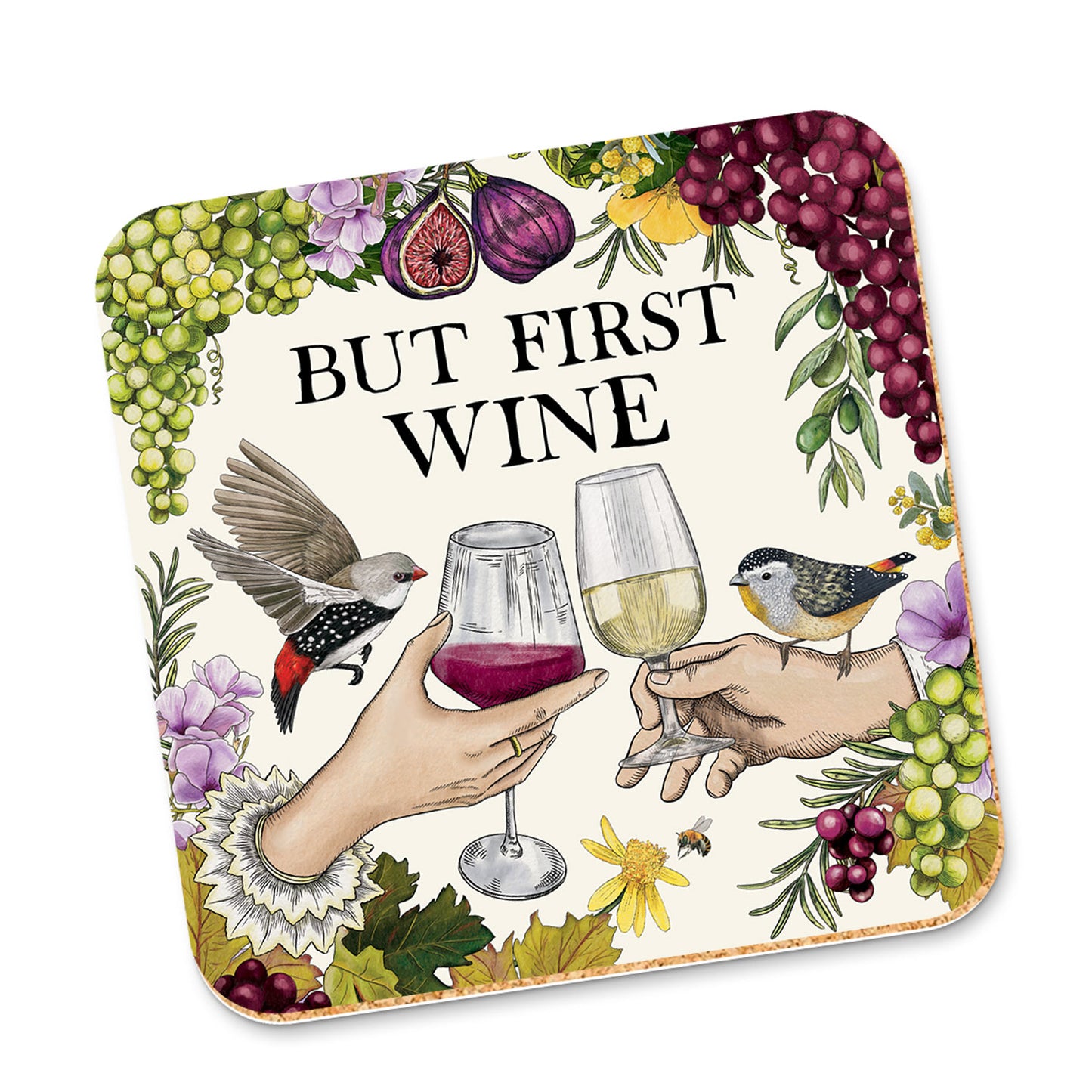 Corky Coaster Vineyard Visions