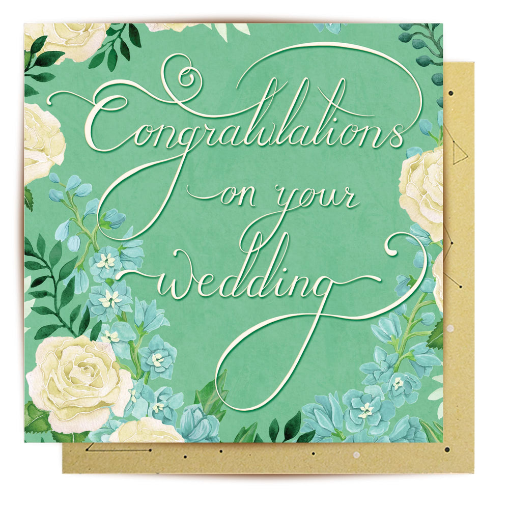 Greeting Card Wedding Congratulations