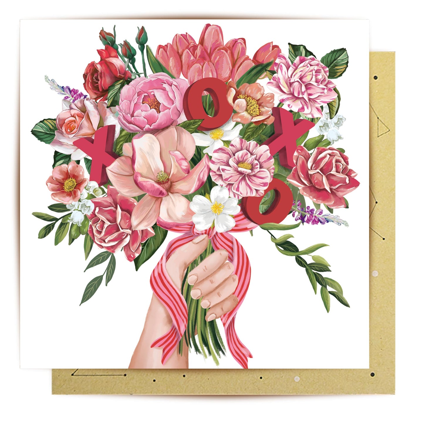 Greeting Card Bouquet XOXO