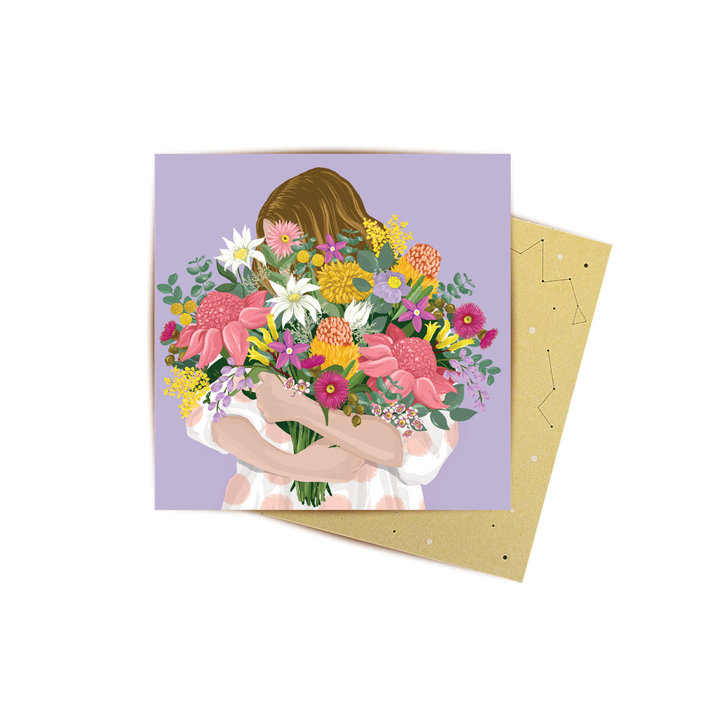 
                      
                        Mini Card Bouquet Hug
                      
                    