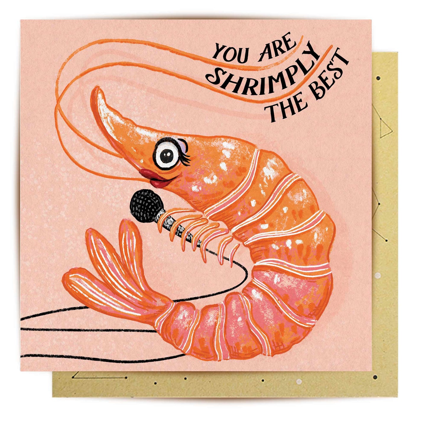 Greeting Card Shrimply The Best