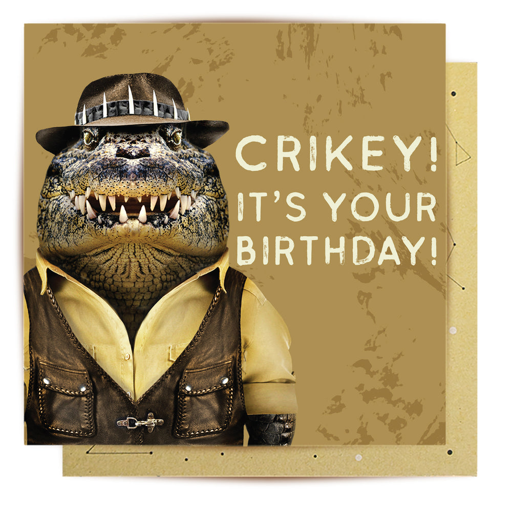 
                      
                        Greeting Card Crikey Croc
                      
                    