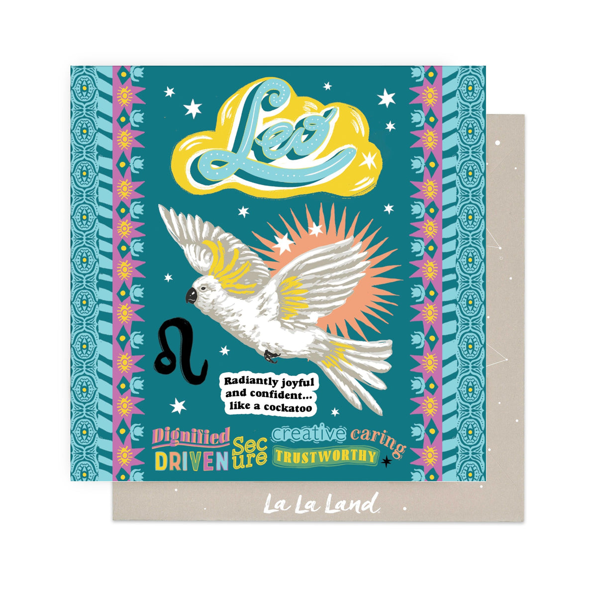 Greeting Card Aussie Astrology Leo 23rd July - 22nd Aug