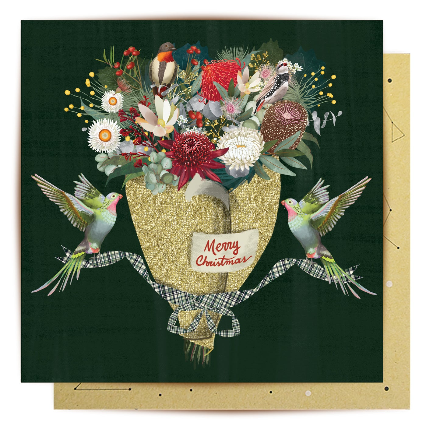 Greeting Card Bush Bouquet