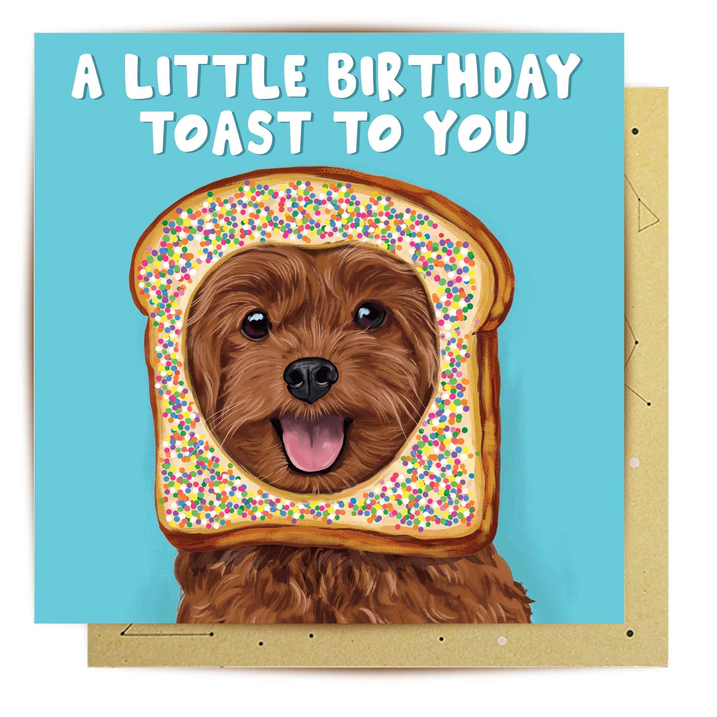 Greeting Card Little Birthday Toast