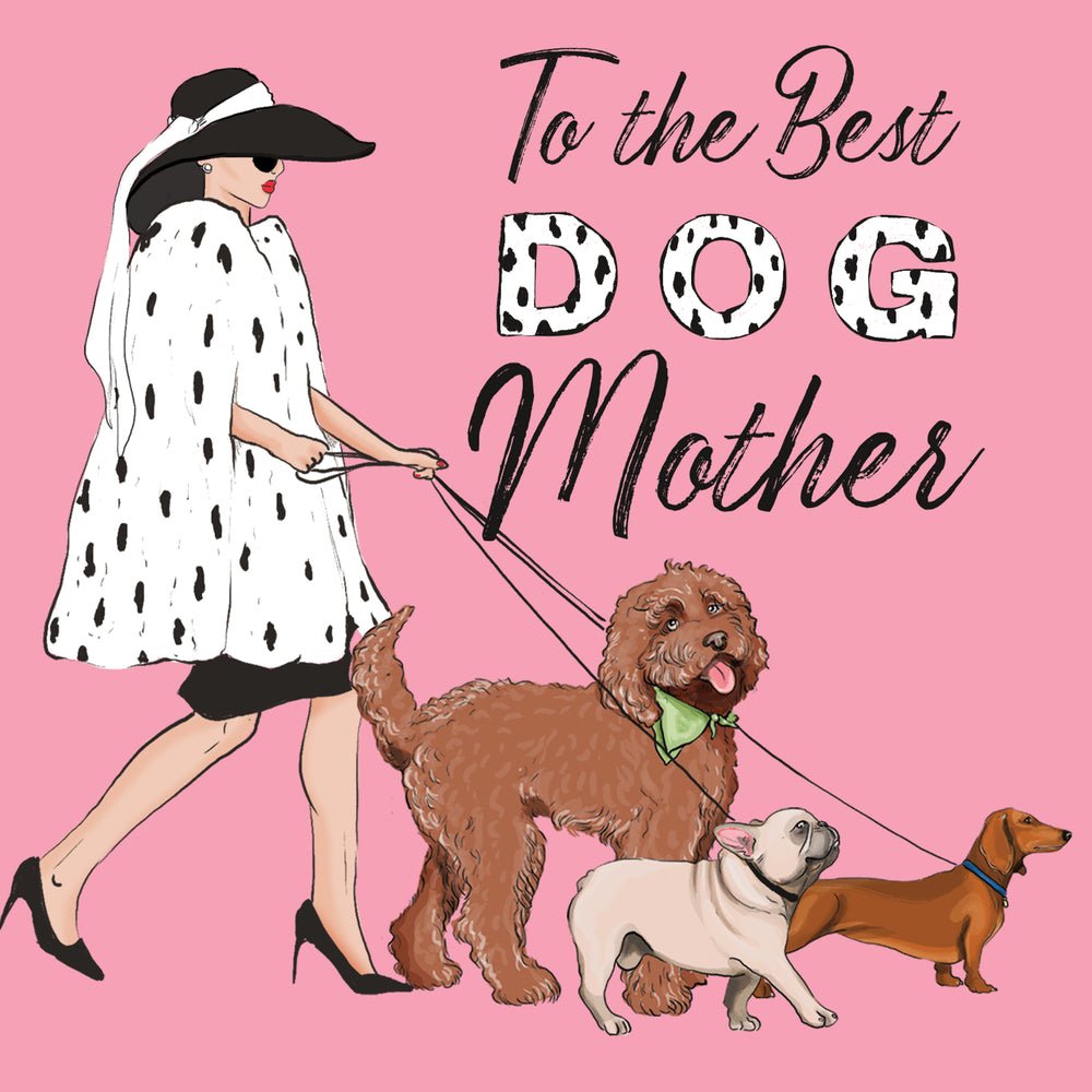 
                      
                        Greeting Card Best Dog Mother
                      
                    